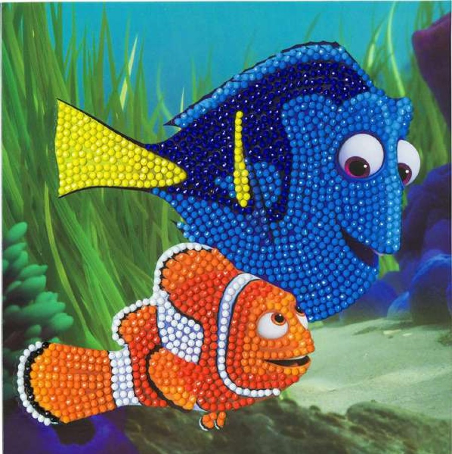 Toys * | Craft Buddy Dory & Marlin 18X18Cm Diy Crystal Art Card Kit