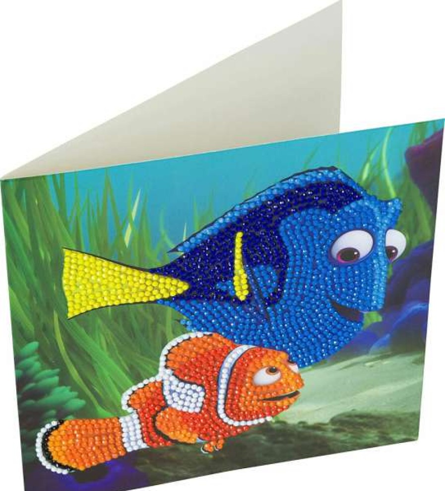 Toys * | Craft Buddy Dory & Marlin 18X18Cm Diy Crystal Art Card Kit