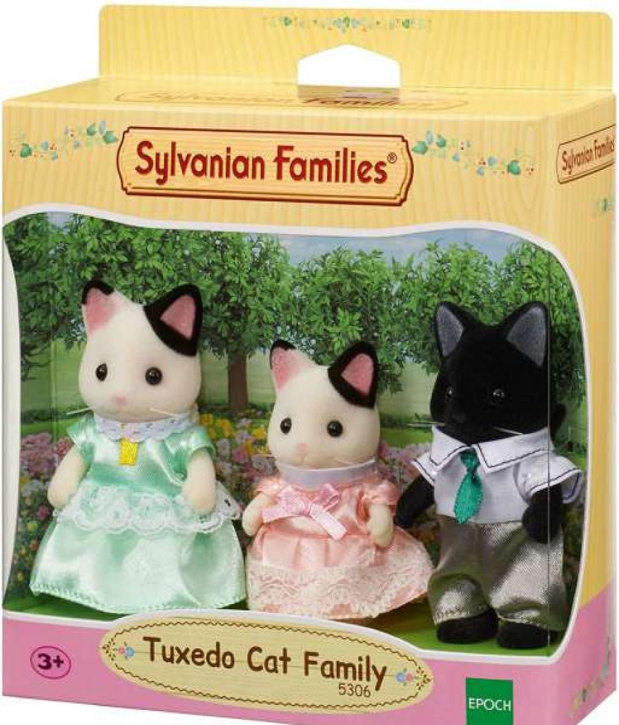 Toys * | Sylvanian Families Tuxedo Cat Family Toys